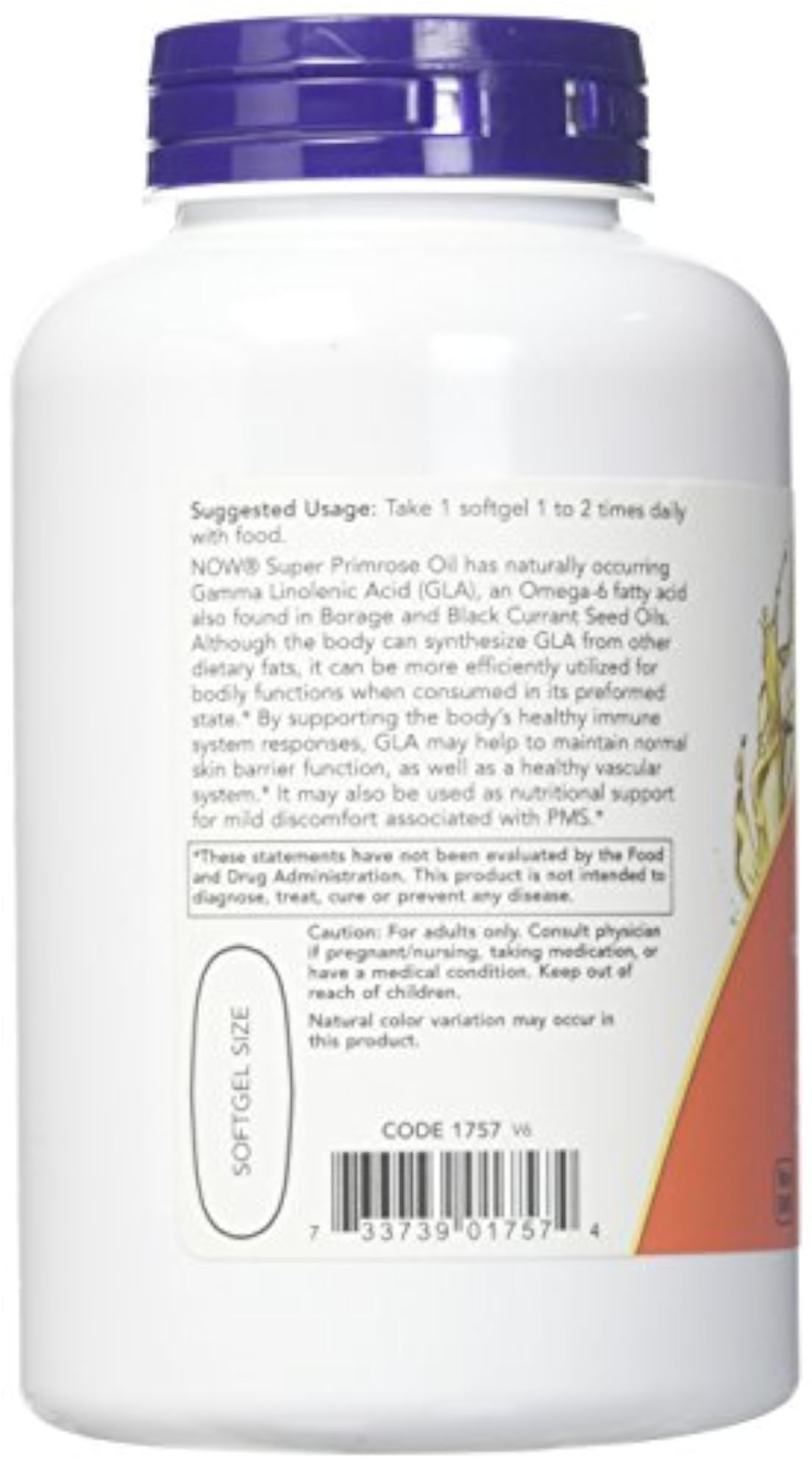 Primrose 1300 mg Supplement, 235 Capsules